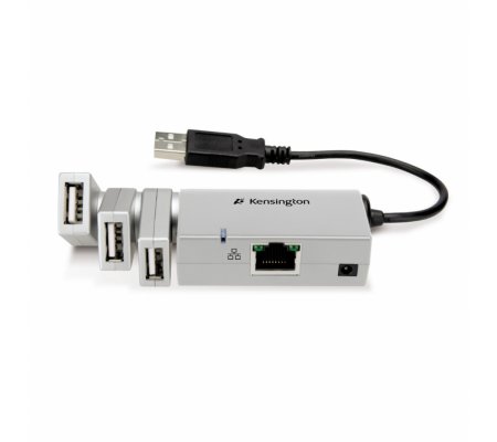 Replikator KENSINGTON portów USB Powered USB Mini Dock with Ethernet Kensington CONNECT IT!
