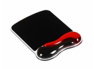 Podkładka pod mysz żelowa KENSINGTON Duo Gel Mousepad Wave (czerwono-czarna) Kensington ergo!