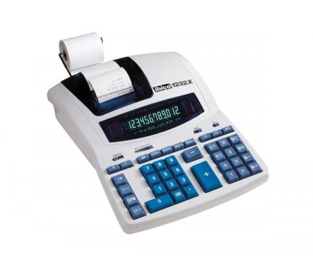 Profesjonalny kalkulator drukujący REXEL Ibico 1232X biało-niebieski