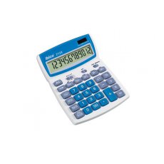 Kalkulator biurowy REXEL Ibico 212X biało-niebieski opakowany w blister
